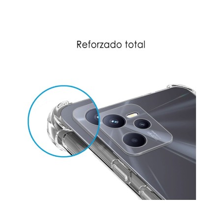 Funda Silicona Antigolpes Transparente para Realme Narzo 50A Prime