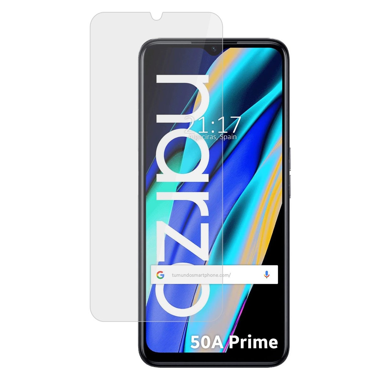 Protector Cristal Templado para Realme Narzo 50A Prime Vidrio