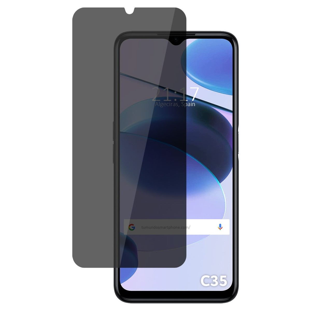 Protector Pantalla Hidrogel Privacidad Antiespías para Realme C35