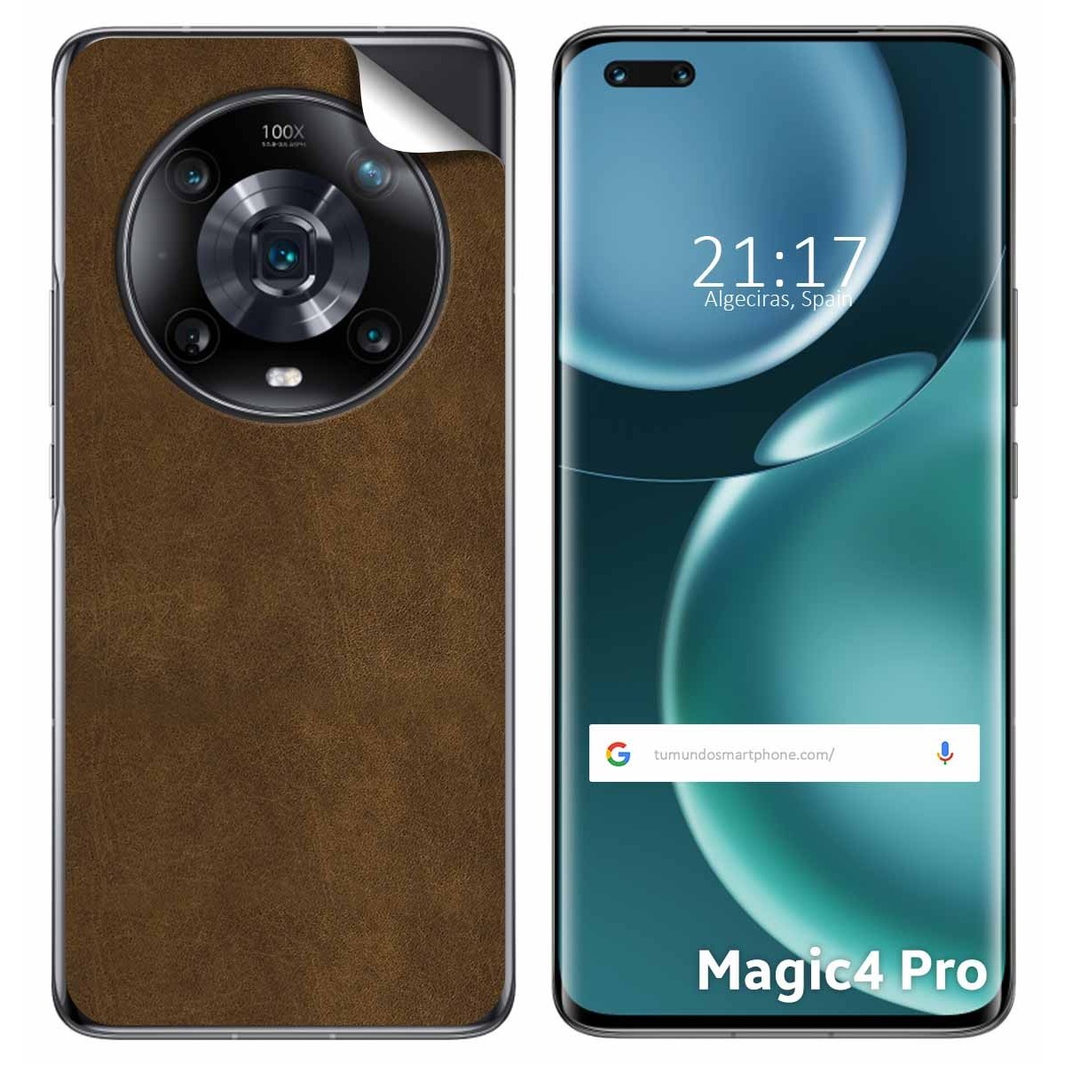 Pegatina Vinilo Autoadhesiva Textura Piel para Huawei Honor Magic 4 Pro 5G