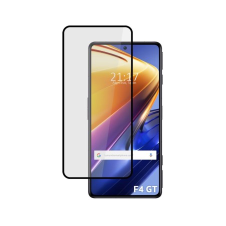 Protector Cristal Templado Completo 5D Full Glue Negro para Xiaomi Poco F4 GT 5G Vidrio