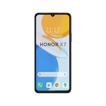 Protector Cristal Templado Completo 5D Full Glue Negro para Huawei Honor X7 Vidrio