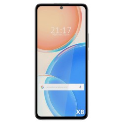 Protector Cristal Templado Completo 5D Full Glue Negro para Huawei Honor X8 Vidrio 2