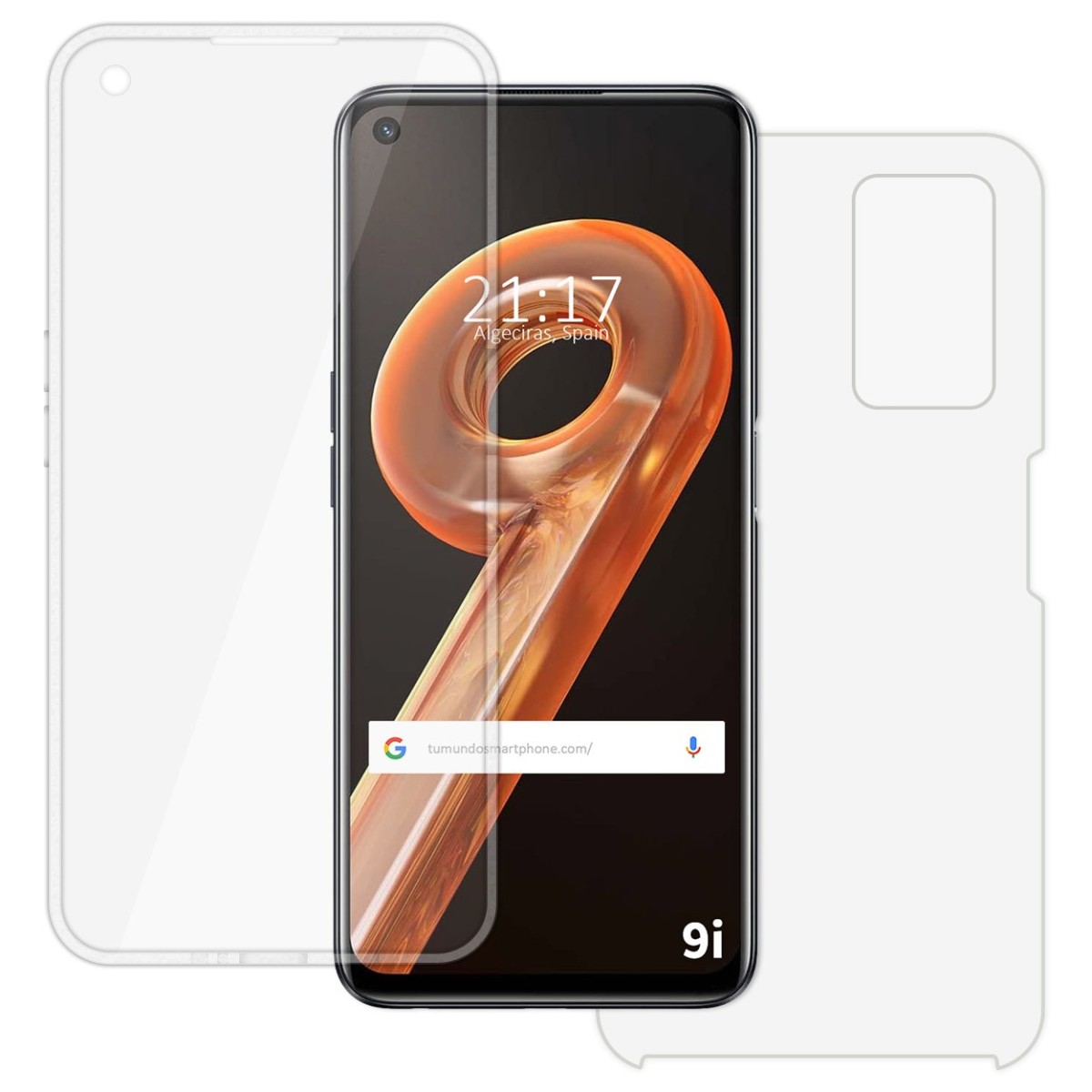 Funda Doble Transparente Pc + Tpu Full Body 360 para Realme 9i