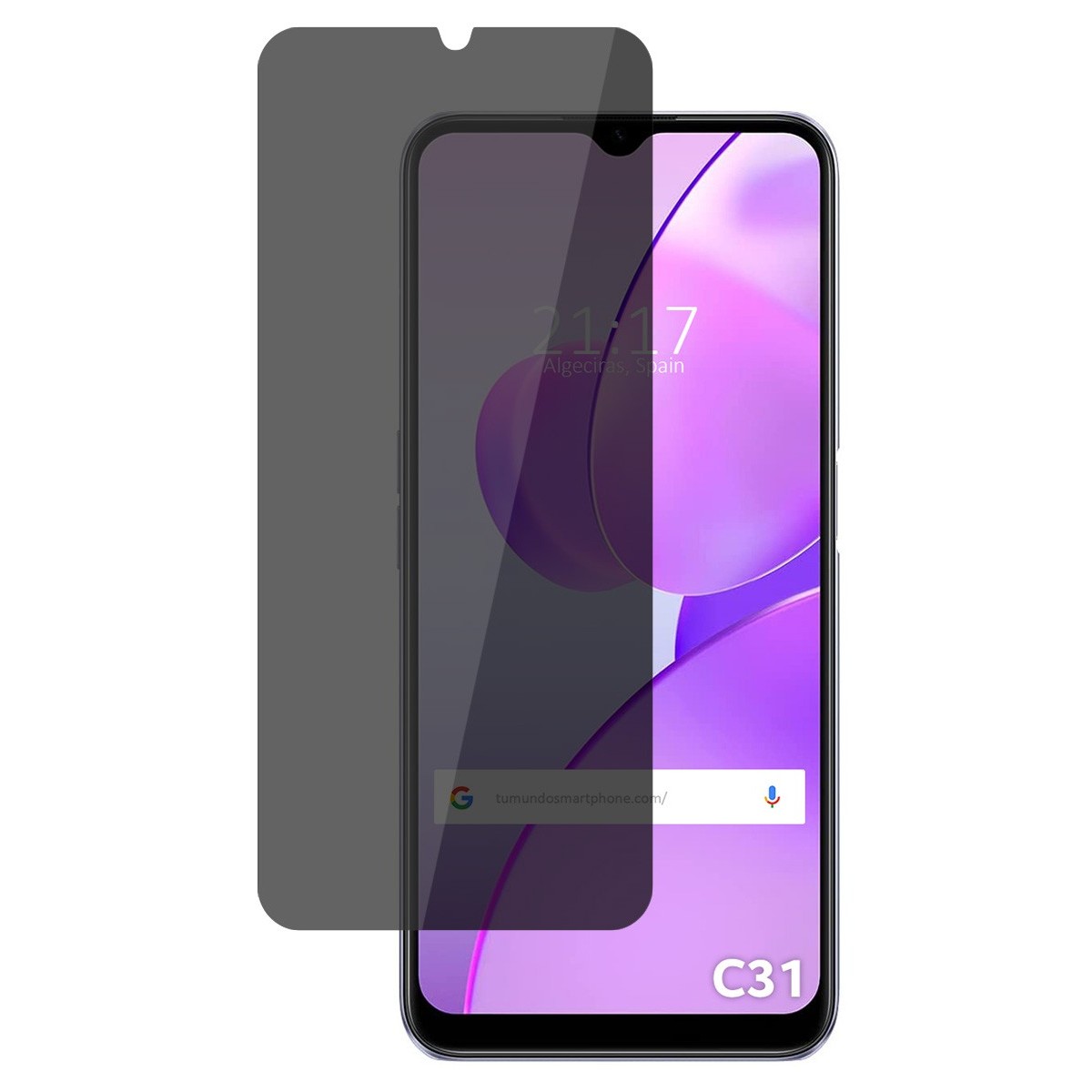 Protector Pantalla Hidrogel Privacidad Antiespías para Realme C31