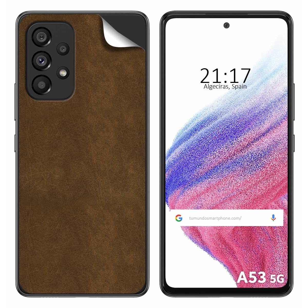 Pegatina Vinilo Autoadhesiva Textura Piel para Samsung Galaxy A53 5G