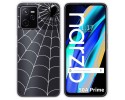 Funda Silicona Transparente para Realme Narzo 50A Prime diseño Araña Dibujos