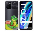 Funda Silicona Transparente para Realme Narzo 50A Prime diseño Coco Dibujos