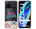 Funda Silicona Transparente para Realme Narzo 50A Prime diseño Summer Dibujos