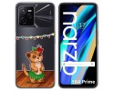 Funda Silicona Transparente para Realme Narzo 50A Prime diseño Suricata Dibujos