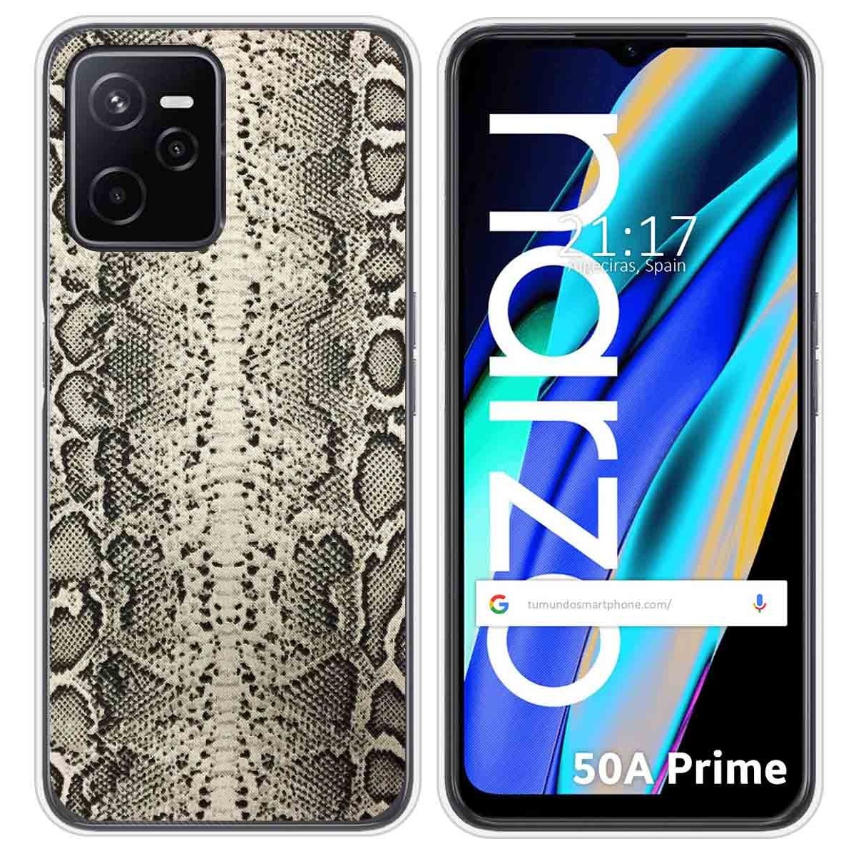 Funda Silicona para Realme Narzo 50A Prime diseño Animal 01 Dibujos