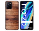 Funda Silicona para Realme Narzo 50A Prime diseño Madera 02 Dibujos