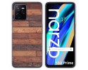 Funda Silicona para Realme Narzo 50A Prime diseño Madera 03 Dibujos