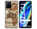 Funda Silicona para Realme Narzo 50A Prime diseño Madera 07 Dibujos
