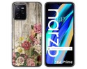 Funda Silicona para Realme Narzo 50A Prime diseño Madera 08 Dibujos