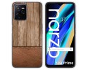 Funda Silicona para Realme Narzo 50A Prime diseño Madera 09 Dibujos