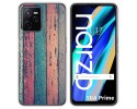 Funda Silicona para Realme Narzo 50A Prime diseño Madera 10 Dibujos