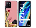 Funda Silicona para Realme Narzo 50A Prime diseño Brochas Dibujos
