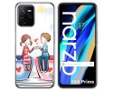 Funda Silicona para Realme Narzo 50A Prime diseño Café Dibujos