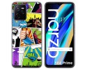 Funda Silicona para Realme Narzo 50A Prime diseño Comic Dibujos