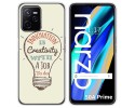 Funda Silicona para Realme Narzo 50A Prime diseño Creativity Dibujos