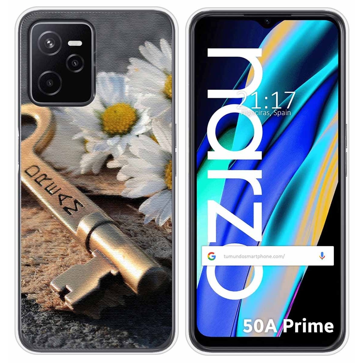 Funda Silicona para Realme Narzo 50A Prime diseño Dream Dibujos