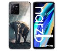 Funda Silicona para Realme Narzo 50A Prime diseño Elefante Dibujos