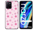 Funda Silicona para Realme Narzo 50A Prime diseño Flores Dibujos