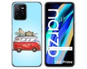 Funda Silicona para Realme Narzo 50A Prime diseño Furgoneta Dibujos