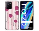 Funda Silicona para Realme Narzo 50A Prime diseño Flores Vintage Dibujos