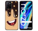 Funda Silicona para Realme Narzo 50A Prime diseño Helado Chocolate Dibujos