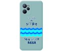 Funda Silicona Líquida Azul para Realme Narzo 50A Prime diseño Agua Dibujos