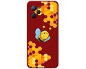 Funda Silicona Líquida Roja para Realme Narzo 50A Prime diseño Abeja Dibujos