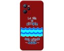 Funda Silicona Líquida Roja para Realme Narzo 50A Prime diseño Agua Dibujos