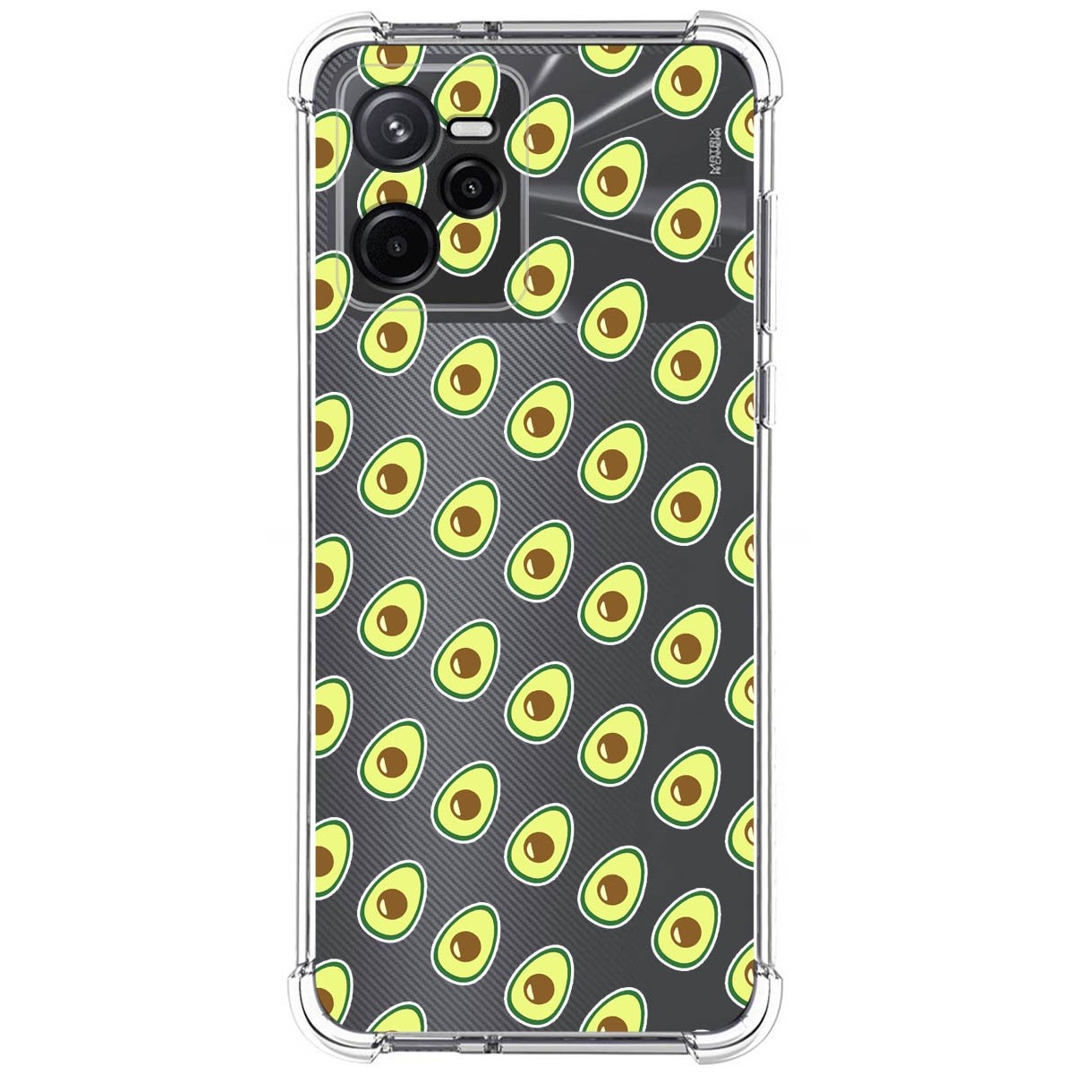 Funda Silicona Antigolpes para Realme Narzo 50A Prime diseño Aguacate Dibujos