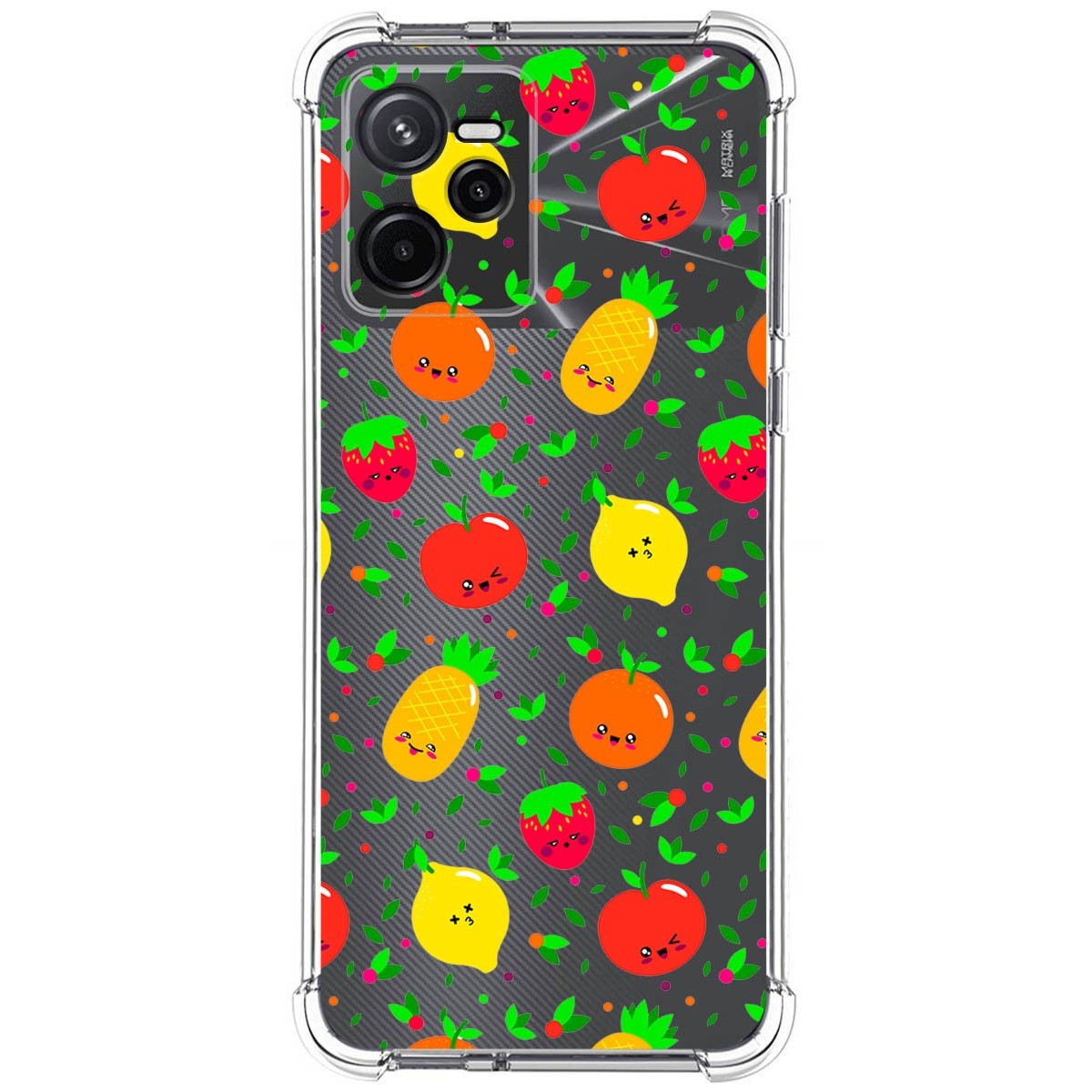 Funda Silicona Antigolpes para Realme Narzo 50A Prime diseño Frutas 01 Dibujos
