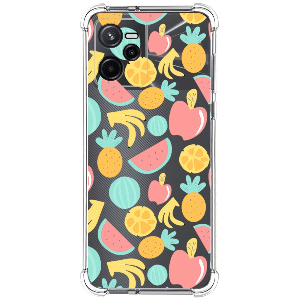 Funda Silicona Antigolpes para Realme Narzo 50A Prime diseño Frutas 02 Dibujos