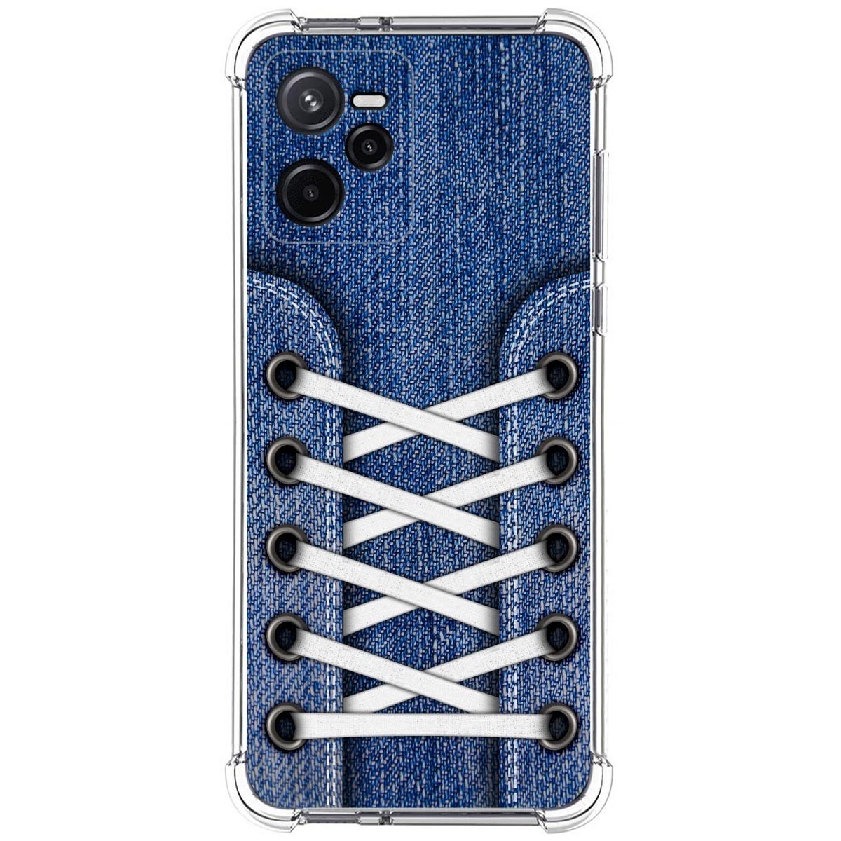 Funda Silicona Antigolpes para Realme Narzo 50A Prime diseño Zapatillas 01 Dibujos