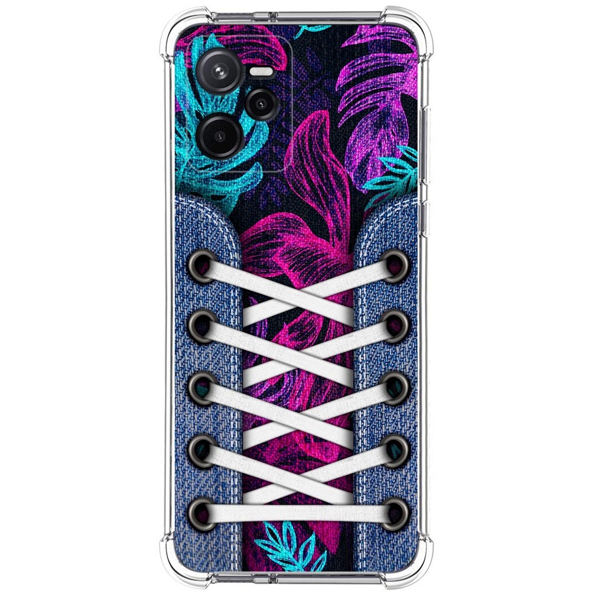 Funda Silicona Antigolpes para Realme Narzo 50A Prime diseño Zapatillas 07 Dibujos