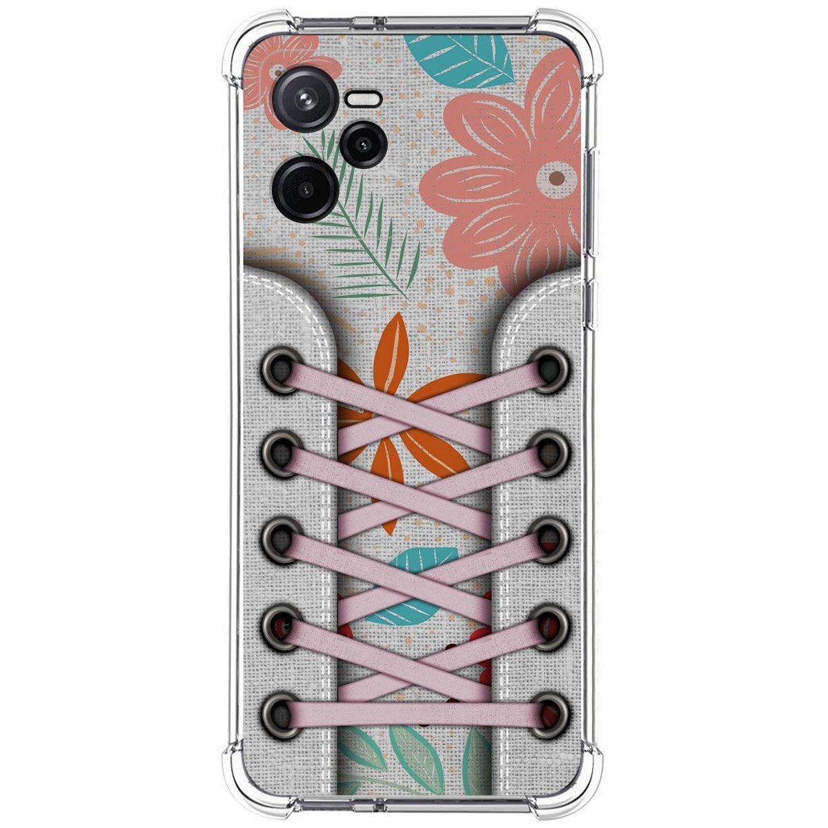 Funda Silicona Antigolpes para Realme Narzo 50A Prime diseño Zapatillas 09 Dibujos