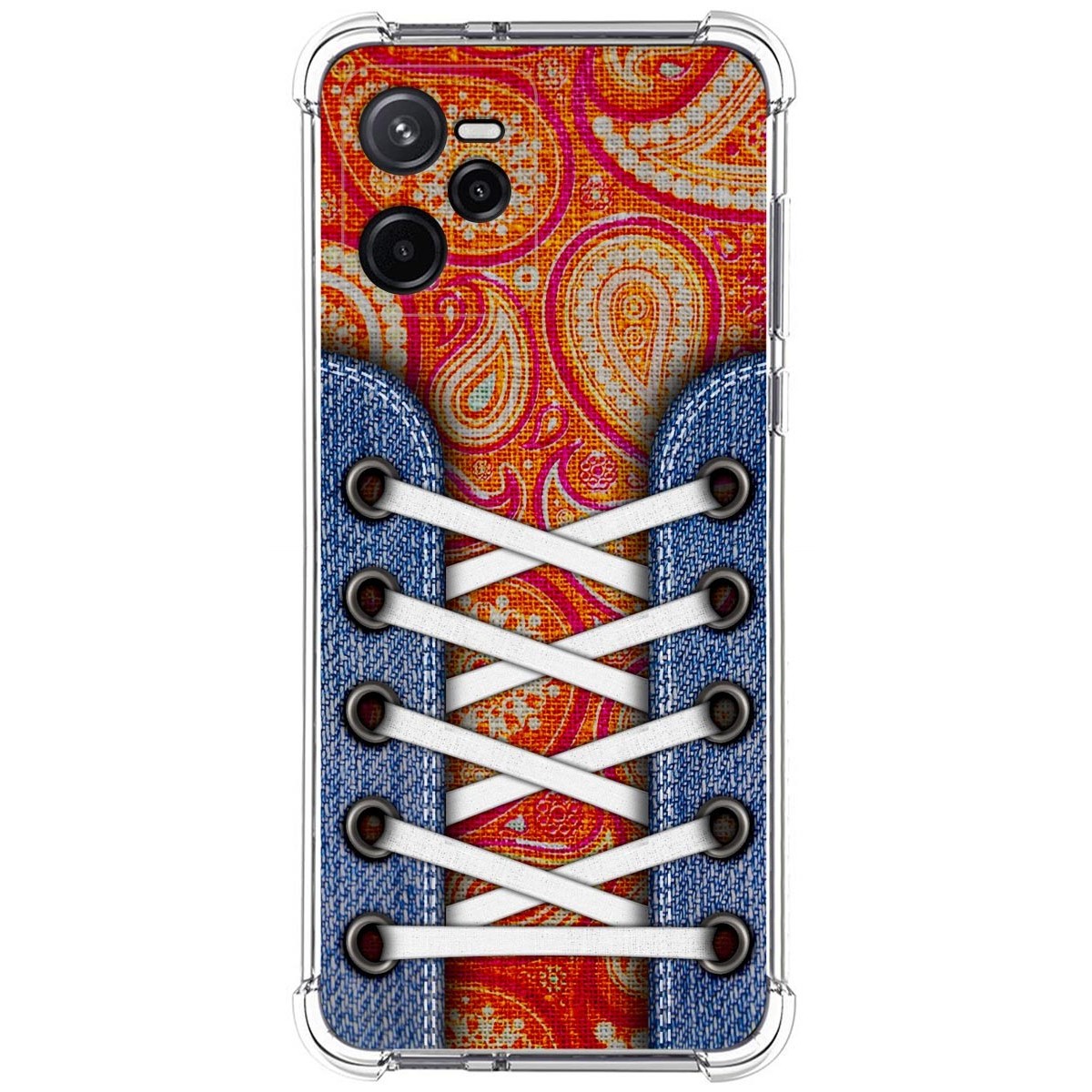 Funda Silicona Antigolpes para Realme Narzo 50A Prime diseño Zapatillas 10 Dibujos