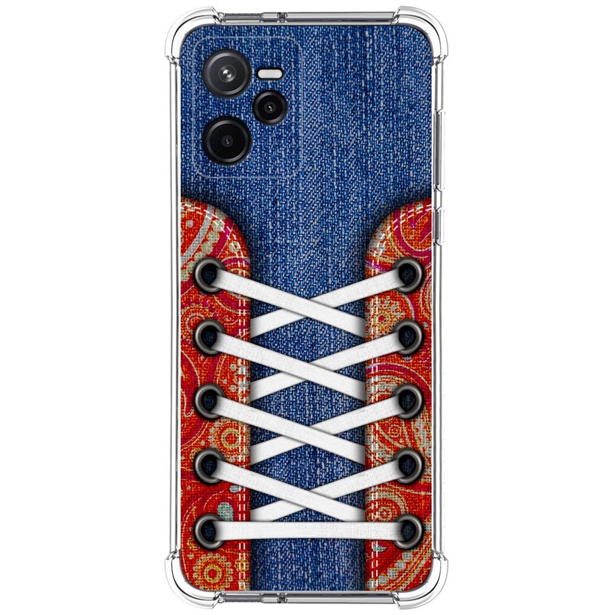 Funda Silicona Antigolpes para Realme Narzo 50A Prime diseño Zapatillas 11 Dibujos