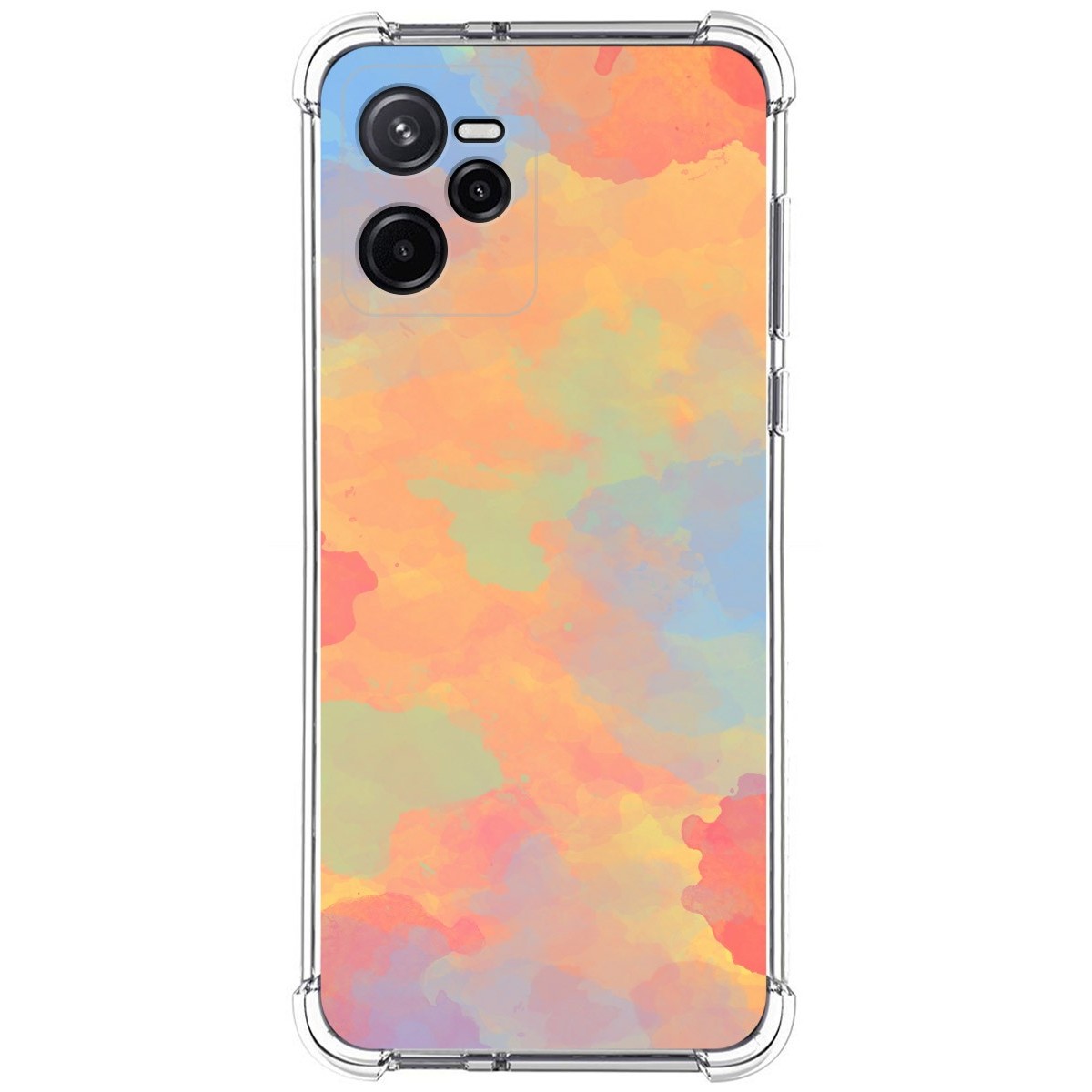 Funda Silicona Antigolpes para Realme Narzo 50A Prime diseño Acuarela 08 Dibujos