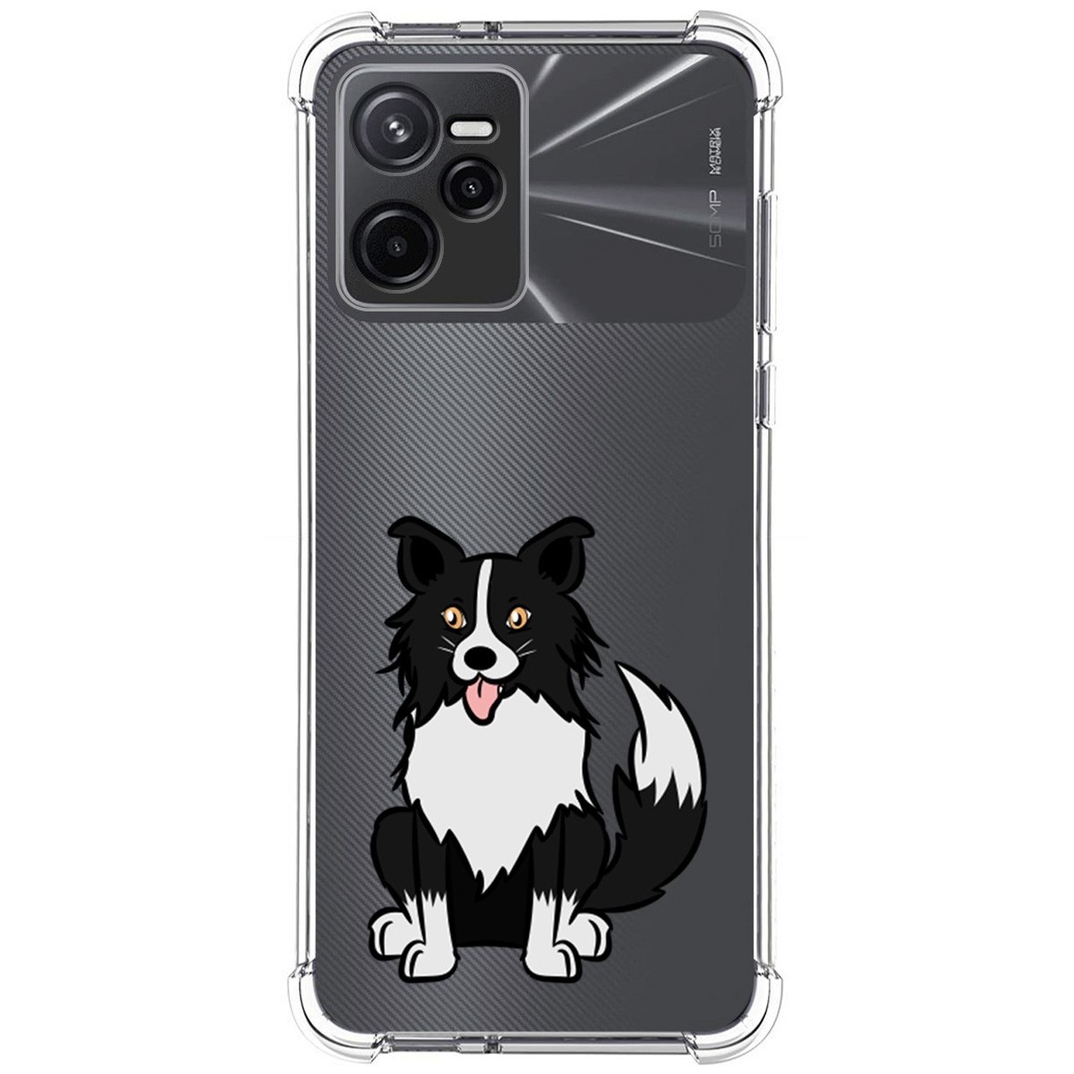 Funda Silicona Antigolpes para Realme Narzo 50A Prime diseño Perros 01 Dibujos