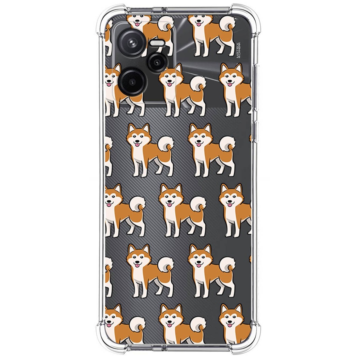 Funda Silicona Antigolpes para Realme Narzo 50A Prime diseño Perros 08 Dibujos