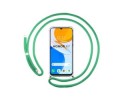 Funda Colgante Transparente para Huawei Honor X7 con Cordon Verde Agua