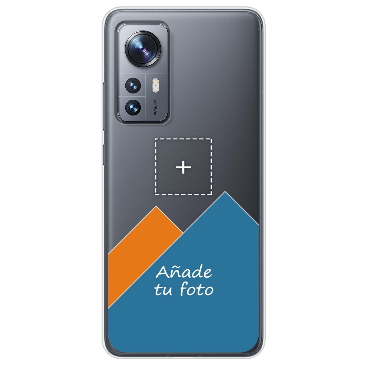 Personaliza tu Funda Silicona Gel Tpu Transparente con tu Fotografia para Xiaomi 12 / 12X 5G Dibujo Personalizada