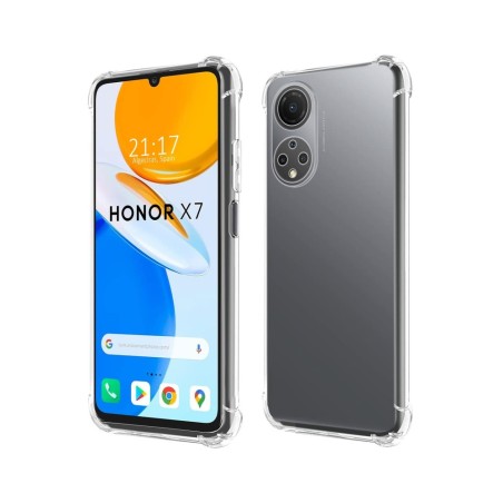 Funda Silicona Antigolpes Transparente para Huawei Honor X7