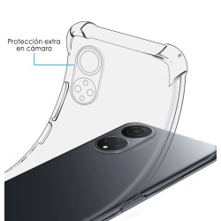 Funda Silicona Antigolpes Transparente para Huawei Honor X7 2