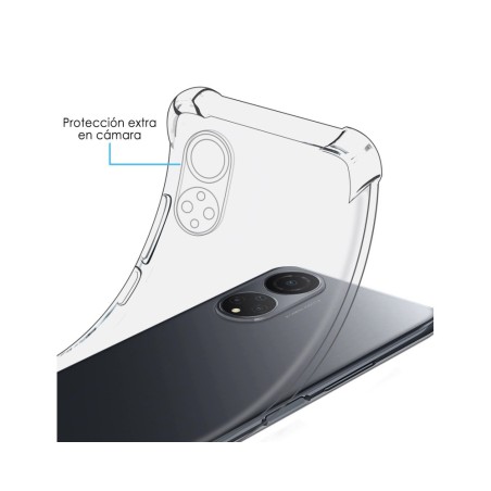 Funda Silicona Antigolpes Transparente para Huawei Honor X7